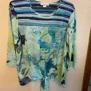 Colorful 3/4 top sleeve